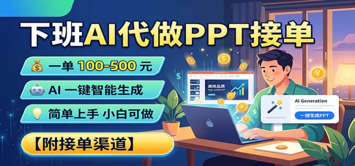 �°�AI����PPT�ӵ���һ��100-500��AIһ�����ɣ�С��Ҳ���������ӵ�����