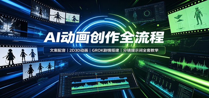 AI��������ȫ���̣��İ�������2D3D������GROK�������־���ʾ��ȫ�׽�ѧ