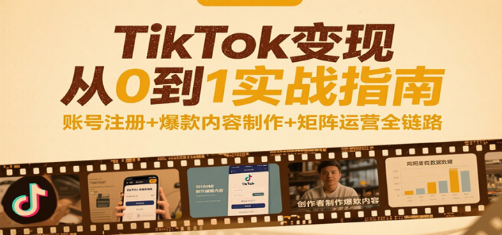 TikTokִ01ʵսָϣ˺ע++Ӫȫ·