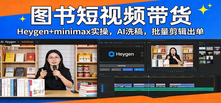 ͼ�����Ƶ������Heygen+minimaxʵ�٣�AIϴ�� ��������������