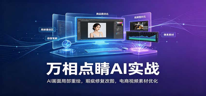 ����㾦AIʵս��AI����ֲ��ػ棬覴��޸���ͼ��������Ƶ�ز��Ż�