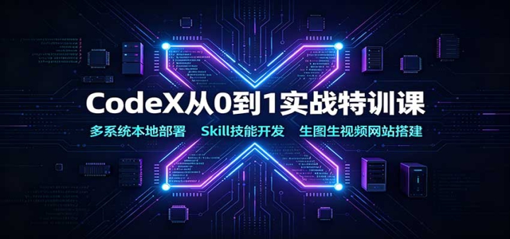 CodeX��0��1ʵս��ѵ�Σ���ϵͳ���ز���Skill���ܿ�������ͼ����Ƶ��վ�