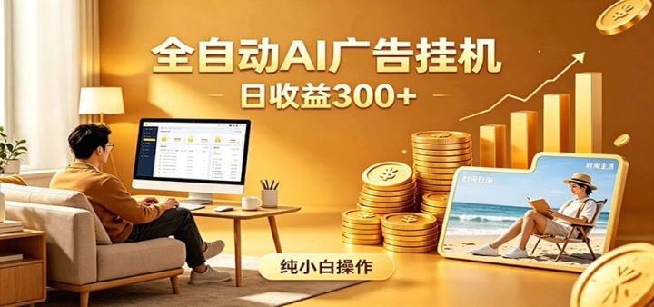 AI�����Ŀ��ȫ�̽��˫�֣���̨�Զ�����׬ȡ���棬ÿ���ȶ�����300+