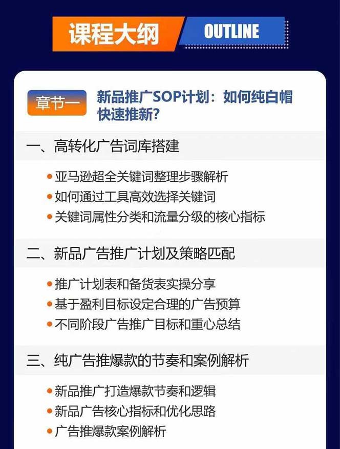 亚马逊爆款广告训练营：掌握关键词库搭建方法，优化广告数据提升旺季销量3776 作者:福缘创业网 帖子ID:111098 