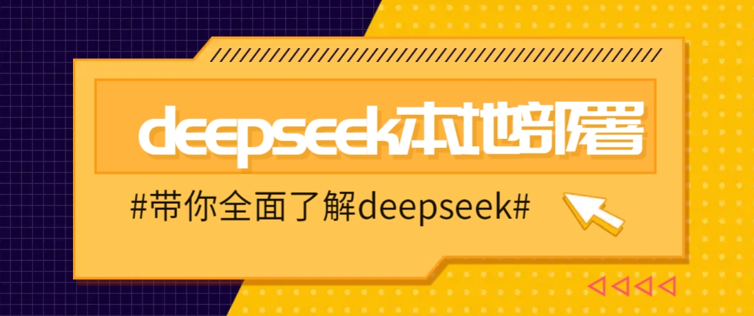 DeepSeek本地部署详细教程，轻松将deepseek部署到你的电脑上-大海创业网