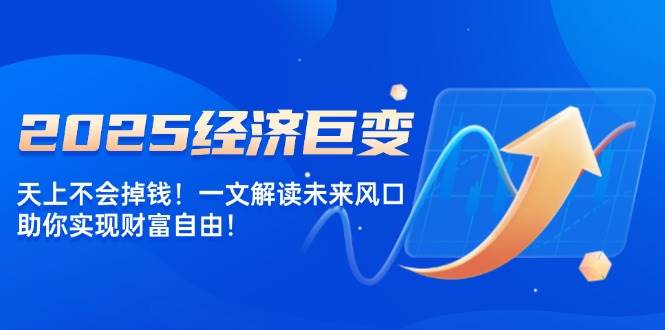 2025经济巨变，天上不会掉钱！一文解读未来风口，助你实现财富自由！-创业项目论坛-资源分享-6协议-村兔网