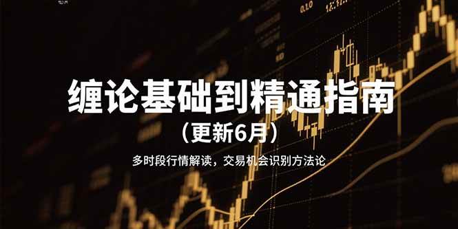 缠论基础到精通指南（更新6月）多时段行情解读，交易机会识别方法论