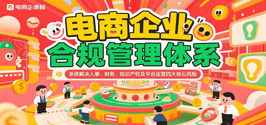 电商企业合规管理体系，系统解决人事、财务、知识产权及平台运营四大核心风险_酷乐网