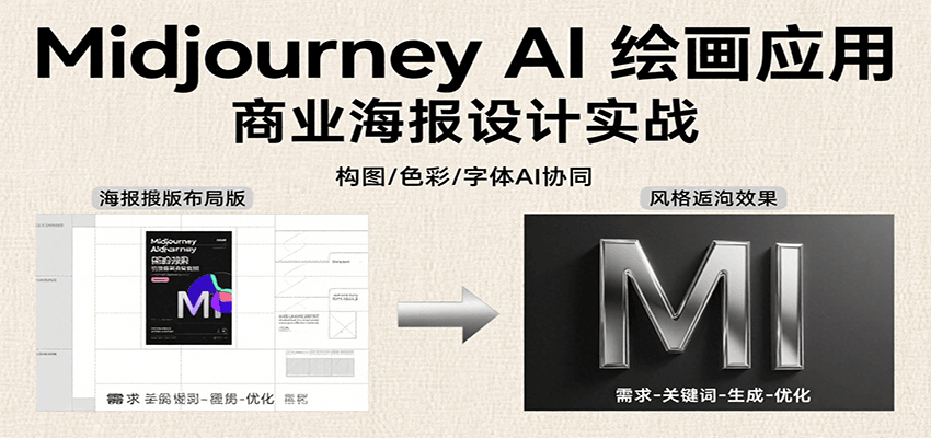 MidjourneyAI绘画应用，关键词指令解析、漫画头像制作、海报设计、3D人物生成等-951博客