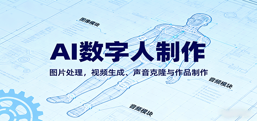 AI永生数字人制作教程：图片处理，视频生成、声音克隆与作品制作_酷乐网