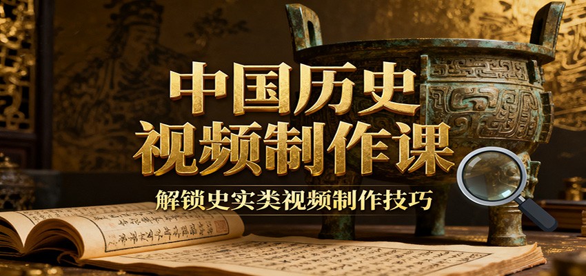 中国历史视频制作课:疆域地图集+参考文案+练习素材,解锁史实类视频制作技巧_酷乐网