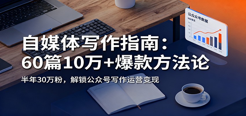 自媒体写作指南：60篇10万+爆款方法论，半年30万粉，解锁公众号写作运营变现_酷乐网