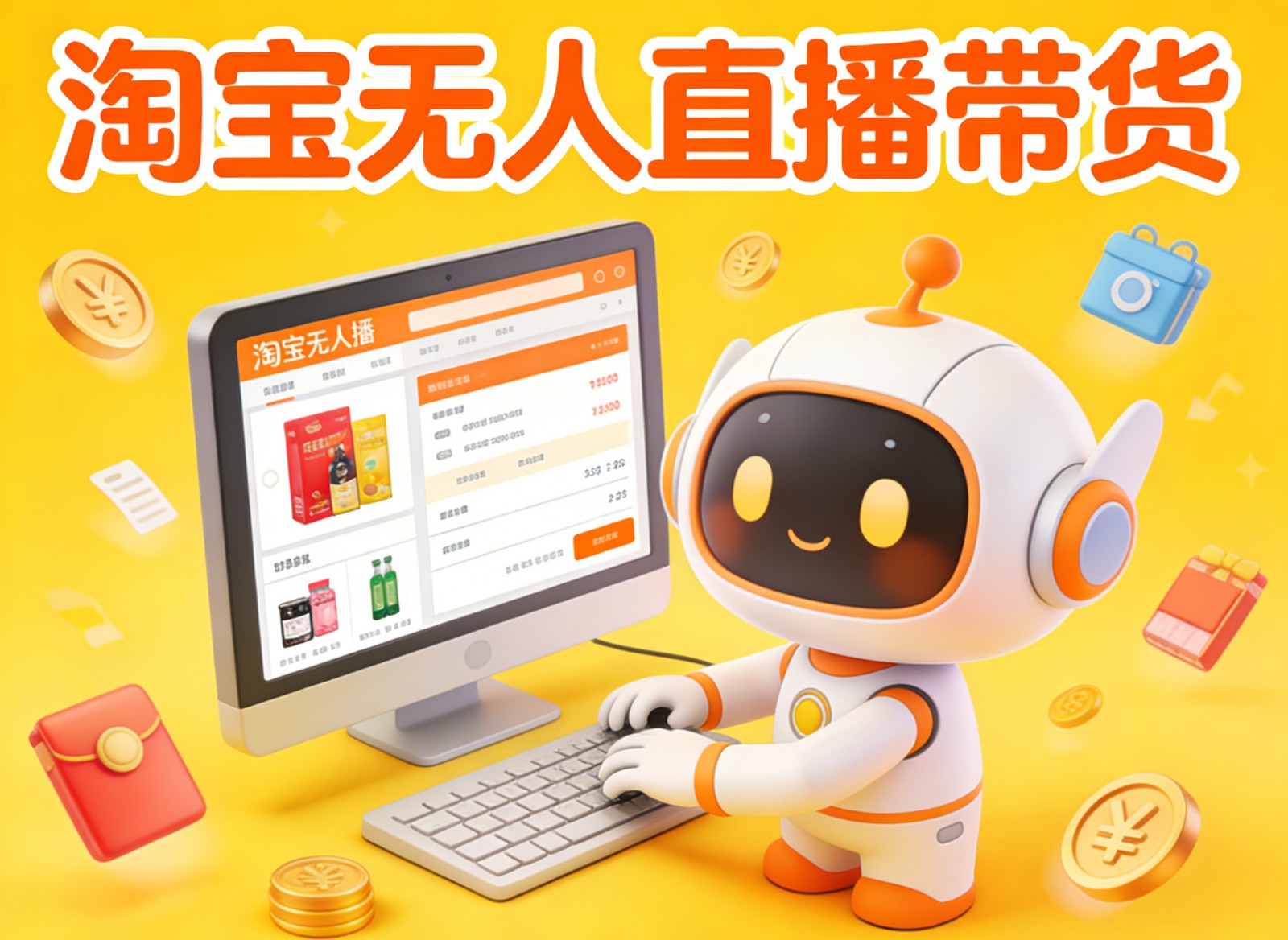 淘宝无人直播带货,24小时自动卖货,月佣金1W+,不违规不封号,不用露脸_酷乐网