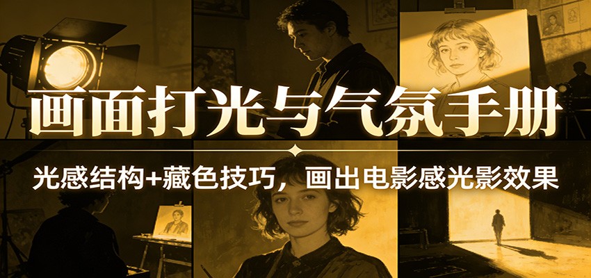 画面打光与气氛手册：光感结构+藏色技巧，画出电影感光影效果-951博客