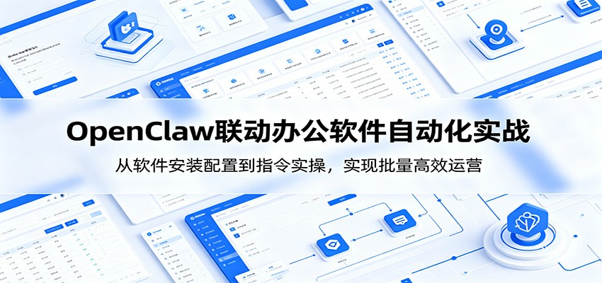 OpenClaw自动化实操课：从软件安装配置到指令实操，实现批量高效运营-中创副业网