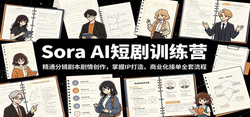 Sora AI�̾�ѵ��Ӫ����ͨ�־��籾���鴴��������IP���졢��ҵ���ӵ�ȫ������4808 ����:��Ե��ҵ�� ����ID:120471 