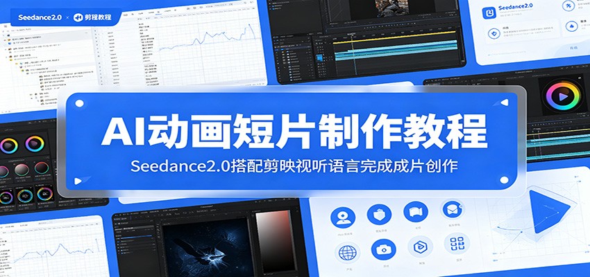 AI动画短片制作教程：Seedance2.0搭配剪映视听语言完成成片创作-中创副业网