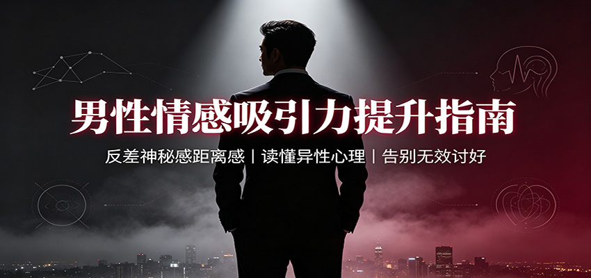 男性情感吸引力提升指南：反差神秘感距离感，读懂异性心理，告别无效讨好-副业研究所