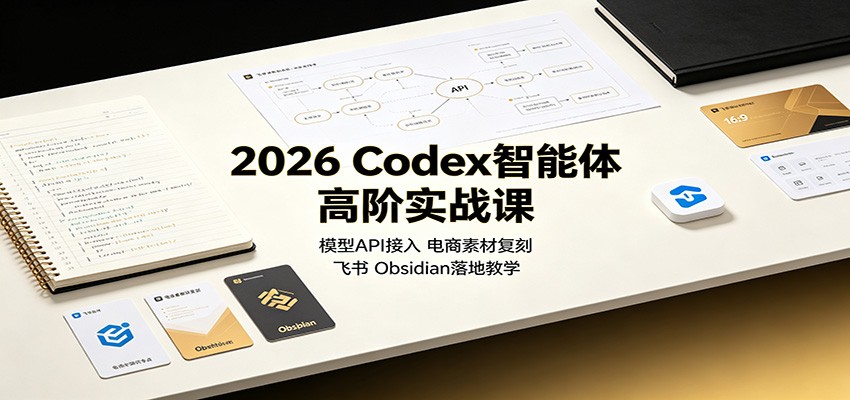 2026 Codex������߽�ʵս�Σ�ģ��API���룬�����زĸ��̣�����Obsidian��ؽ�ѧ3185 ����:��Ե��ҵ�� ����ID:121202 