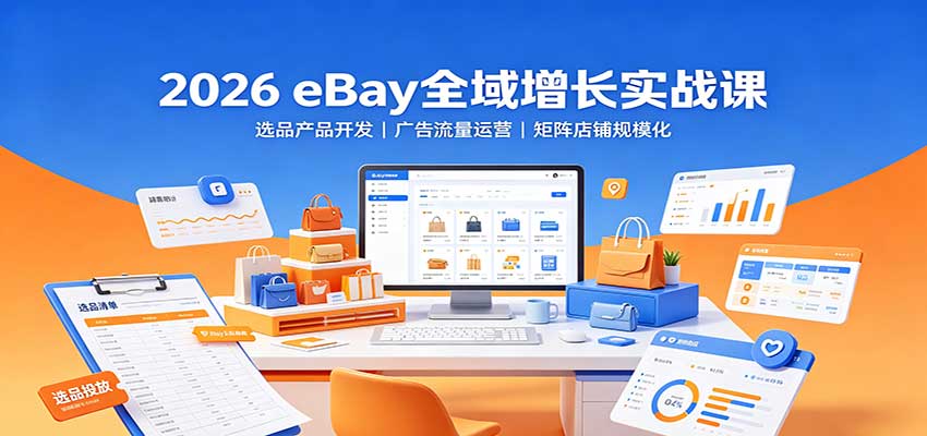 2026 eBayȫ������ʵս�Σ�ѡƷ��Ʒ���������������Ӫ��������̹�ģ��9638 ����:��Ե��ҵ�� ����ID:121225 