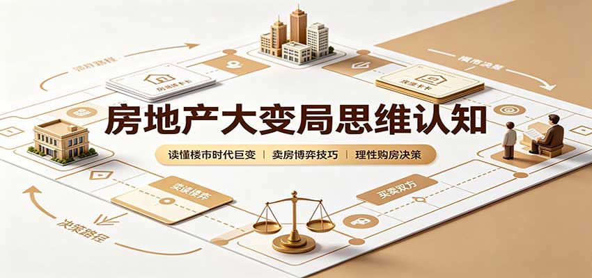 房地产大变局思维认知：读懂楼市时代巨变，卖房博弈技巧，理性购房决策-副业研究所