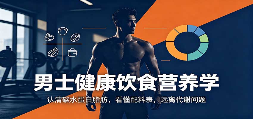 男士健康饮食营养学：认清碳水蛋白脂肪，看懂配料表，远离代谢问题-副业研究所