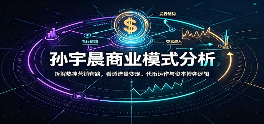 孙宇晨商业模式分析：拆解热搜营销套路，看透流量变现、代币运作与资本博弈逻辑