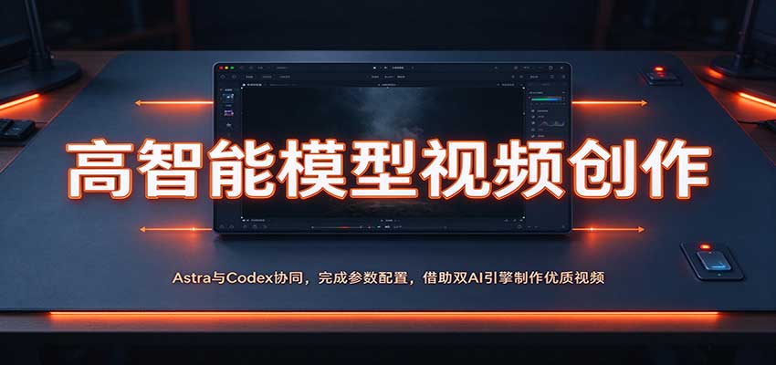 高智能模型视频创作：Astra与Codex协同，完成参数配置，借助双AI引擎制作优质视频-副业研究所