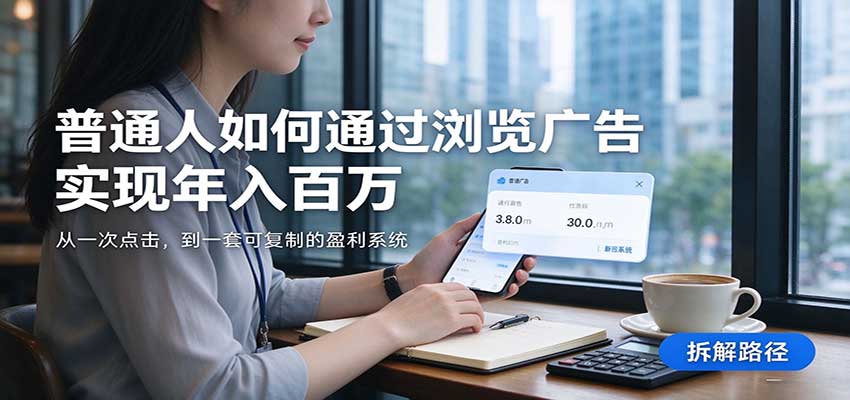2026最新技术24小时全自动浏览广告，全网独家，单台设备日入200+，支持实地学习考察-副业研究所